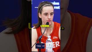 Caitlin Clark responds to the flagrant foul on Chennedy Carter #shorts