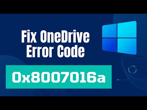 How To Fix OneDrive Error Code 0x8007016a In Windows 10/11