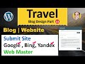 How to Submit & Verify Travel Blog In Google Bing Yandex Search Engin | Make Travel Blog Tutorial 13