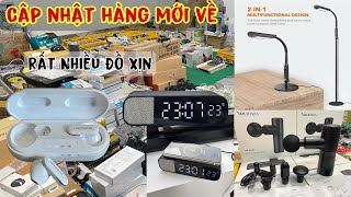 Máy masega xịn đã về thêm, tai nghe monter bluetooth, đèn led cây trang trí, Đồng hồ đan mạch