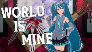 [MMD/4K] ワールドイズマイン / YYB式初音ミク