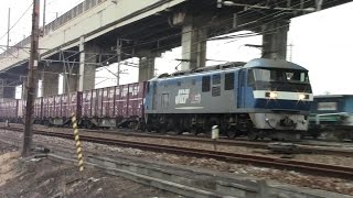 【山陽本線】JR貨物　EF210-144号機牽引　1062レ貨物列車