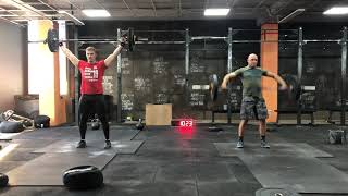 CrossfitOpen 20.1 Maksym Ilin 159 reps