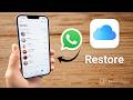 How to Restore WhatsApp Messages on iPhone from Google Drive without Android 2026