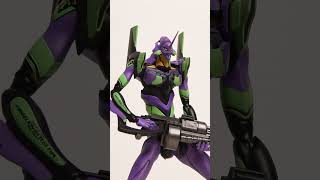 エヴァンゲリオン 初号機 ガトリング砲を撃ちまくる！ コマドリ stopmotion Neon Genesis EVANGELION 新世紀エヴァンゲリオン フィギュアでコマドリしてみた！