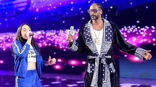 Snoop Dogg rappt Sasha Bank zum Ring: WrestleMania 32 auf WWE Network