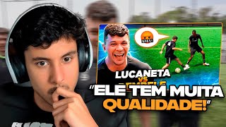 REACT DO RENATINHO: @reversao - LUCANETA TOPOU O DESAFIO DE X1!! SERÁ QUE DEMBELE AGUENTA?! ⚽️😱