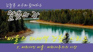 [말씀의 강] '바울의 다메섹 경험' 시리즈 5 - 바리새인 바울: 바리새주의와 이상(Ideals) (181011)