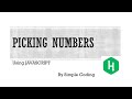 Hackerrank - Solved Picking Numbers using Javascript