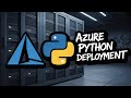 Deploy Python App to Azure Web App using VS Code | Step-by-Step Tutorial (2025)