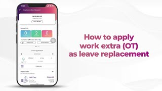 SQL eLeave - 06) How to apply work extra overtime as leave replacement
