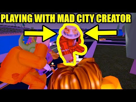Playing With Mad City Creator Taymaster Roblox Mad City - buying the new overdrive 4 million car roblox mad city