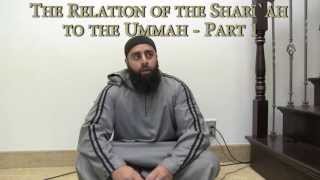 04 - Lessons in Usool-ul-Fiqh:  The Relation of the Sharee'ah to the Ummah   Part 1