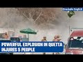 Pakistan: Huge bomb explosion injures 5 in Quetta, Balochistan | Oneindia News