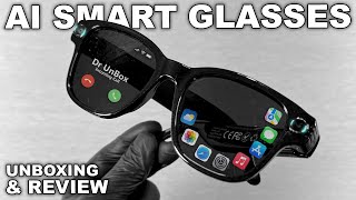 AI Smart Glasses with Camera and AI Intelligence Real-Time Translation! - UNBOXING ASMR