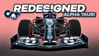 My REDESIGN of the 2021 Alpha Tauri Formula 1 Car
