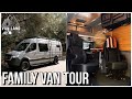 Family of Four 170” Sprinter Van Tour | Adventure Wagon Conversion