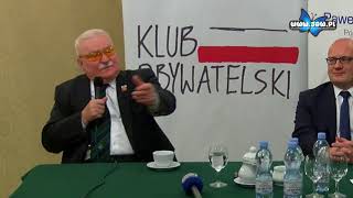 Lech Wałęsa w Jaworznie o Macierewiczu - \