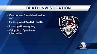 Person found dead inside car at Baptist Health in Fort Smith