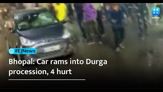 Four hurt as speeding car rams into Durga procession in Bhopal