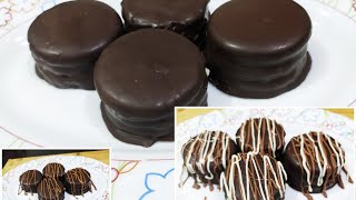 Choco Pie || Two Flavorus Choco pie Recipe || Easy Recipe || Biscuits Cake || Homemade Choco pie