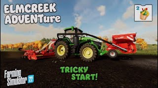 FS22 | Day 2 | ELMCREEK ADVENTure | TRICKY START! | Farming Simulator 22 PS5 Let’s Play.