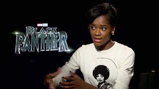 BLACK PANTHER Letitia Wright Interview
