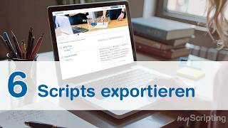 myScripting Tutorial 6 - Export
