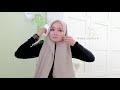 3 in 1 style with instant shawl #jannahreduantutorial