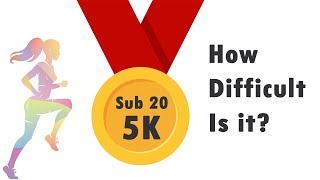 Running a sub 20min 5k: How difficult is it really? (the science and statistics)