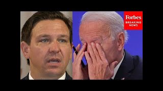 DeSantis Mocks Biden For 'SOB' Hot Mic Comment About Fox News Reporter Peter Doocy