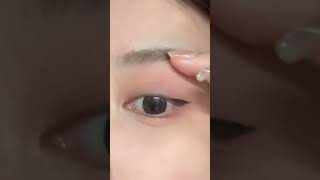 适合新手的卧蚕眼线下睫毛教程 #眼妆