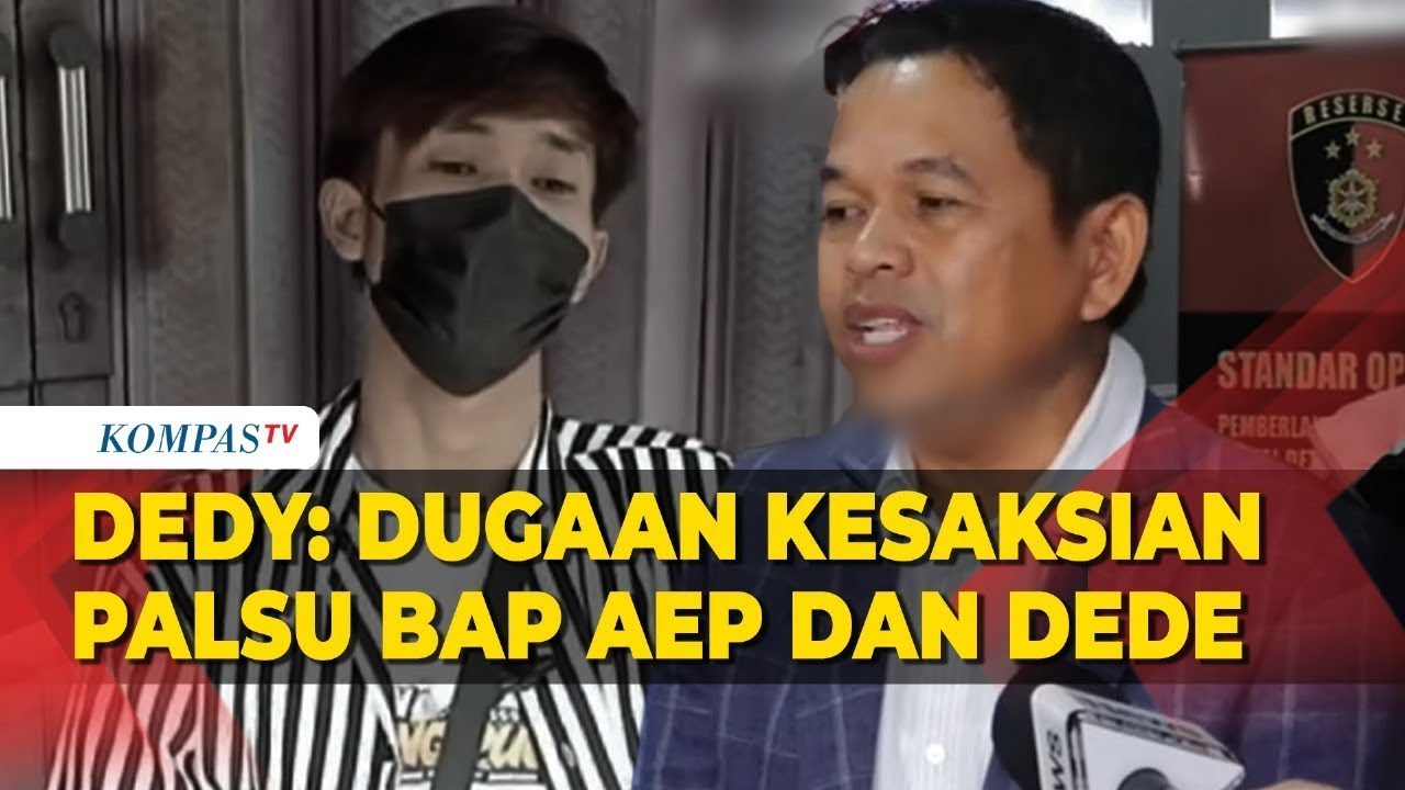 Kata Dedi Mulyadi Soal Tujuan Laporkan Aep Dan Dede Ke Bareskrim ...