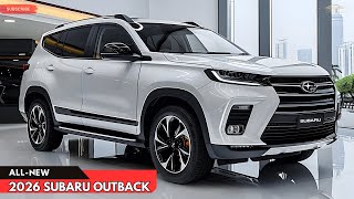 新登場!! 2026年型スバル アウトバック発表 - パワフルなミッドサイズSUVに進化？