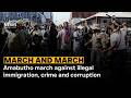 Amabutho march against illegal immigration, crime and corruption
