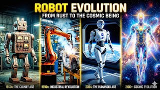 Evolution of AI Robots (1950 - 2100) | From Metal to Light 🤖⚡!4k