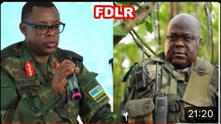 VIDEO🚨GEN JAMES KABAREBE NTABANGA AGIRA, AVUZE AKAGA DRC IGIYE GUHURA NAKO NYUM