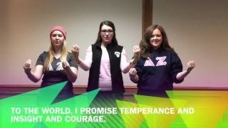 Delta Zeta: Omicron Nu ASL Creed