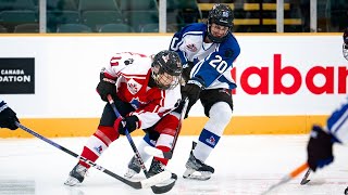 Highlights from Ontario Red vs. Ontario Blue at the 2023 National Women's U18 Championship