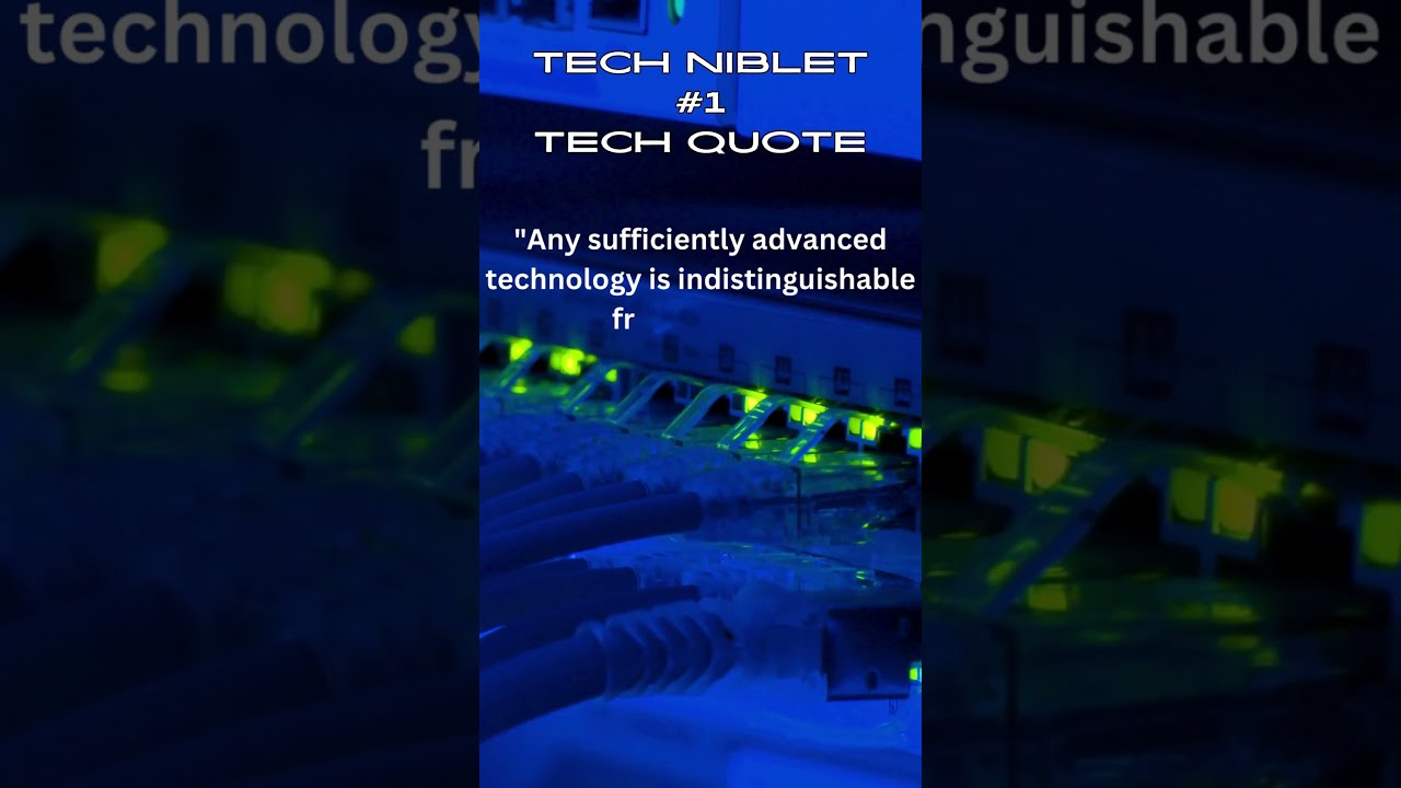 Tech Niblet #1