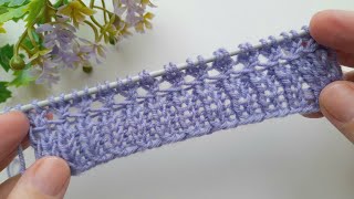 PERFECT ❤️ Unique Knitting Stitch! Easy and Beautiful Knitting Pattern