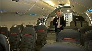 Salon du Bourget: visite d'une cabine d'A320 améliorée - 18/06