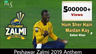Peshawar Zalmi Official Anthem 2019 | Hum Sher Hain Maidaan Kay | Safeer Khan | PSL4