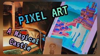 Help Me Draw Pixel Art - The Magical Castle!