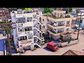 Mt. Komorebi Apartments with Convenience Store & Laundromat | The Sims 4 Speed Build