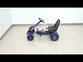 how to install the 4 wheels kids ride on pedal powered bike ty283250 costway howto