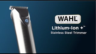 9818 Wahl Lithium-Ion Stainless Steel Beard Trimmer