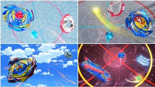 All Valtryek Burst Finishes in Beyblade Burst From Season 1-7