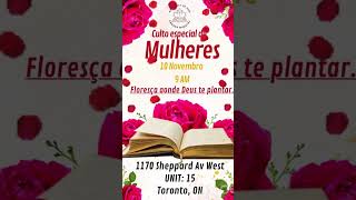 Culto de Mulheres #cultodedomingo #sundayservice #cultodemulheres