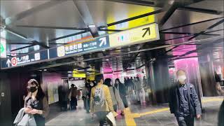 銀座駅 銀座線から丸の内線